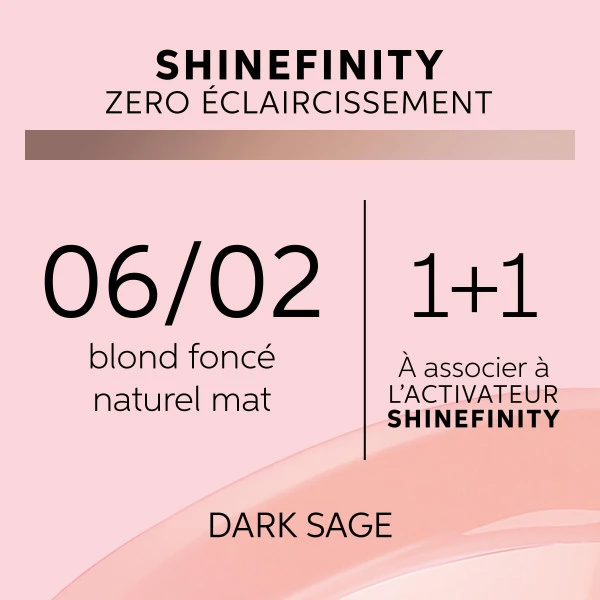 Coloration Gloss Shinefinity 06/02 Dark Sage Wella 60ML 2 Coloration Gloss Shinefinity 06/02 Dark Sage Wella 60ML – Image 2