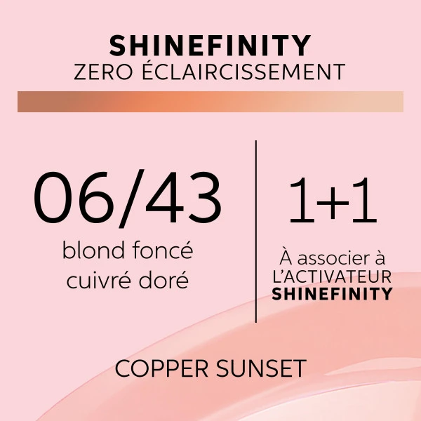 Coloration Gloss Shinefinity 06/43 Copper Sunset Wella 60ML 2 Coloration Gloss Shinefinity 06/43 Copper Sunset Wella 60ML – Image 2