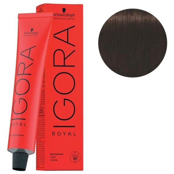 Schwarzkopf Coloration Igora Royal 3-68 Châtain Foncé Marron Rouge 60ML 1 Schwarzkopf Coloration Igora Royal 3-68 Châtain Foncé Marron Rouge 60ML