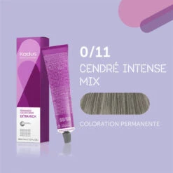 Coloration Permanente 0/11 Cendré Intense Mix Kadus 60ML -Soins Capillaires Boutique coloration permanente 011 cendre intense mix kadus 60ml 2