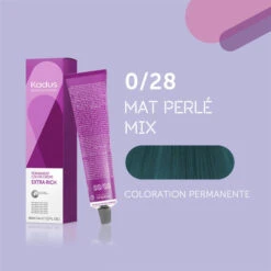 Coloration Permanente 0/28 Mat Perlé Mix Kadus 60ML -Soins Capillaires Boutique coloration permanente 028 mat perle mix kadus 60ml 2