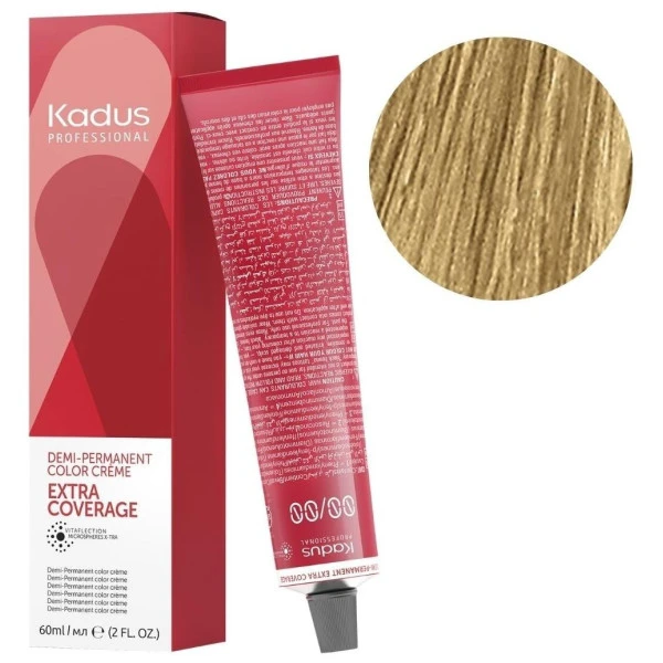Coloration Semi-permanente Extra Coverage 8/07 Blond Clair Naturel Marron Kadus 60ML 1 Coloration Semi-permanente Extra Coverage 8/07 Blond Clair Naturel Marron Kadus 60ML