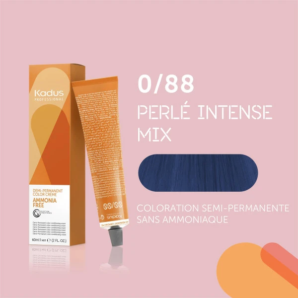 Coloration Semi-permanente Sans Ammoniaque 0/88 Perlé Intense Mix Kadus 60ML 3 Coloration Semi-permanente Sans Ammoniaque 0/88 Perlé Intense Mix Kadus 60ML – Image 3