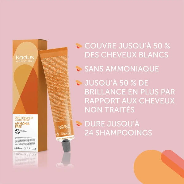Coloration Semi-permanente Sans Ammoniaque 2/0 Noir Naturel Kadus 60ML 2 Coloration Semi-permanente Sans Ammoniaque 2/0 Noir Naturel Kadus 60ML – Image 2