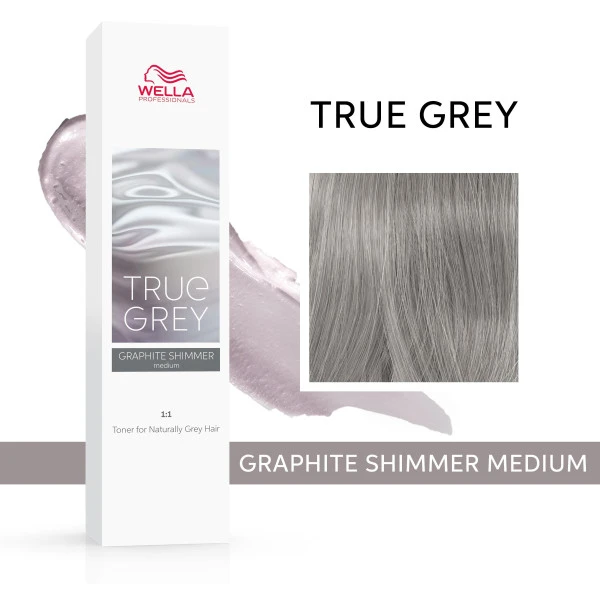 Coloration True Grey Graphite Shimmer Medium Wella 60ML 4 Coloration True Grey Graphite Shimmer Medium Wella 60ML – Image 4
