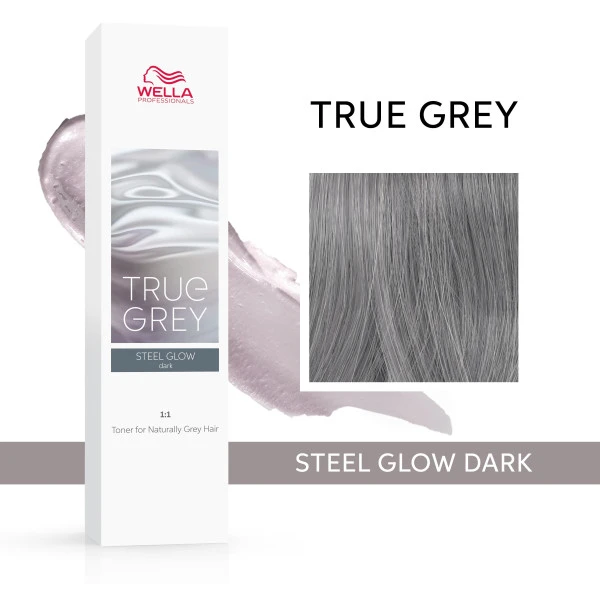 Coloration True Grey Steel Glow Dark Wella 60ML 4 Coloration True Grey Steel Glow Dark Wella 60ML – Image 4
