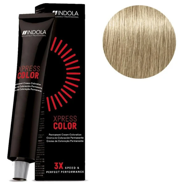 Coloration XpressColor 9.00 Blond Très Clair Naturel Intense 60ML INDOLA 1 Coloration XpressColor 9.00 Blond Très Clair Naturel Intense 60ML INDOLA