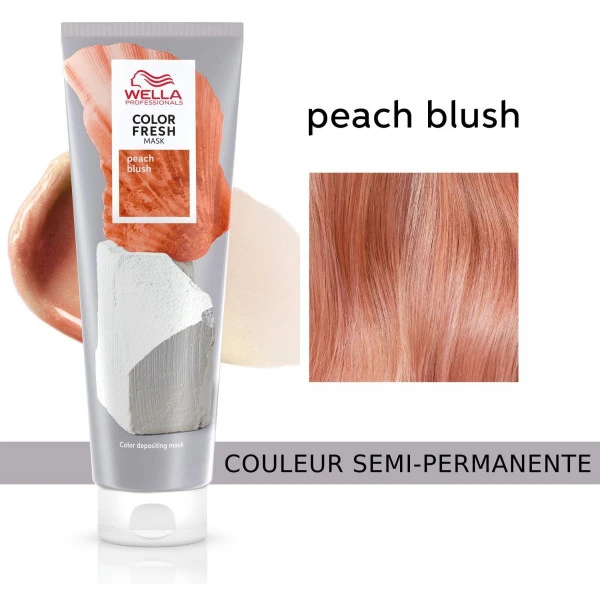 Masque Colorant Peach Blush Color Fresh Mask Wella 150ML 4 Masque Colorant Peach Blush Color Fresh Mask Wella 150ML – Image 4
