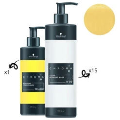 Masque Nourrissant Pigmenté Jaune Chroma ID SCHWARZKOPF 280ML -Soins Capillaires Boutique masque nourrissant pigmente jaune chroma id schwarzkopf 280ml 3