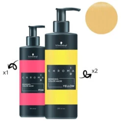 Masque Nourrissant Pigmenté Jaune Chroma ID SCHWARZKOPF 280ML -Soins Capillaires Boutique masque nourrissant pigmente jaune chroma id schwarzkopf 280ml 4