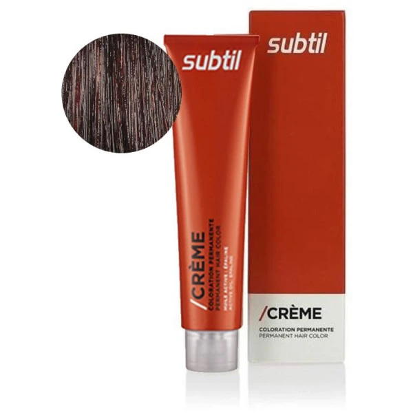Subtil Crème N° 4.65 Châtain Rouge Acajou 60ml 2 Subtil Crème N° 4.65 Châtain Rouge Acajou 60ml – Image 2